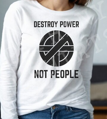 Joe Strummer As Worn By T-Shirt Long Sleeve The Clash Punk  Destroy Power