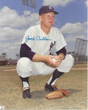 JACK CULLEN Autographed Signed 8x10 Baseball Photo New York Yankees COA