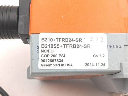 Belimo B210+TFRB24-SR Characterized Control Valve Cv=1.2 1/2" B210S5+TFRB24-SR - Picture 2 of 5