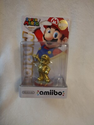amiibo lot new, Super smash bros,8 bit Mario Classic and Modern color Gold Mario
