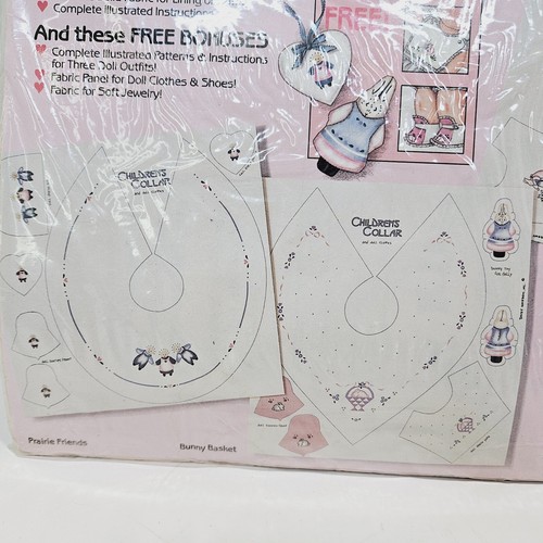 Daisy Kingdom Honey Bunny Kid's Designer Collar Kit #5006 Vintage Size 4,6,8 - Picture 5 of 12