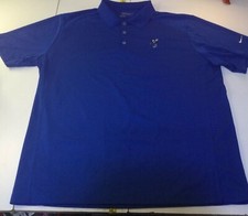 Nike Disney Shirt Men 2XL Blue Polo Golf Mickey Mouse Dri-Fit Short Sleeve