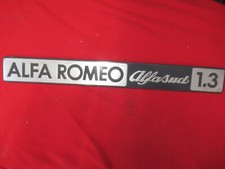Original Alfa Romeo Sud type plate model sign Alfasud 1.3 new