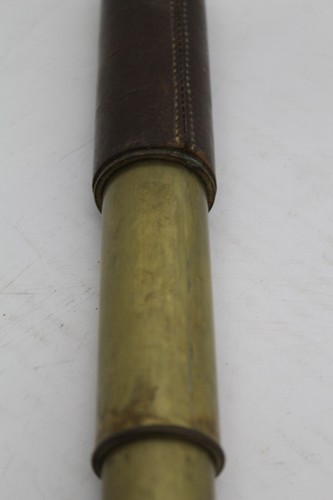 WW2 Britannic B.C. & Co. 3-Draw 15x brass & Leather Bound Telescope - Picture 11 of 13