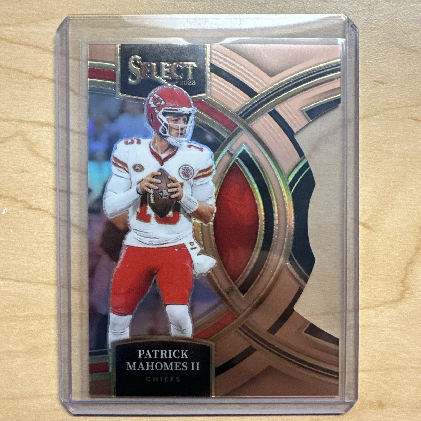 2023 Panini Select - Premier Level Copper Prizm Die-Cut Patrick Mahomes II /299