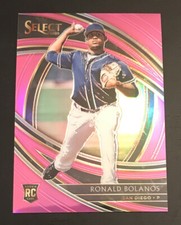 2020 Select Ronald Bolanos Premier Pink Prizm Rookie RC # 09/10 Padres
