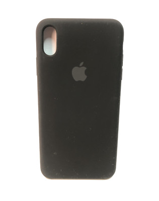 Original Apple iPhone Xs Max Silicone Snap Case Cover Matte Black MRWE2ZM/A USED