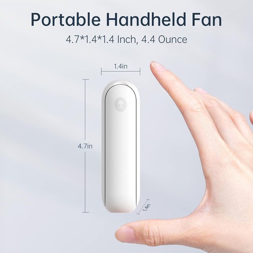 3IN1 Portable Handheld Mini Fan Battery Power Bank 19 Hours Flashlight Summer US - Picture 27 of 30