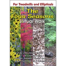 FOUR SEASONS NATURE WALK - TREADMILL SCENERY DVD - VIDEO EXERCISE FITNESS