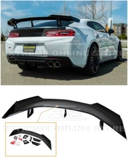 For 16-Up Chevrolet Camaro | ZL1 1LE Style GLOSSY BLACK Rear Trunk Wing Spoiler