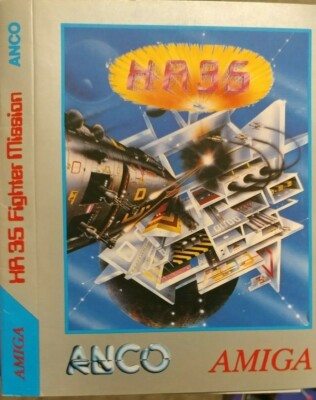 XR 35 Fighter Mission (Anco 1988) Commodore Amiga (Disk, Cover, Manual) works