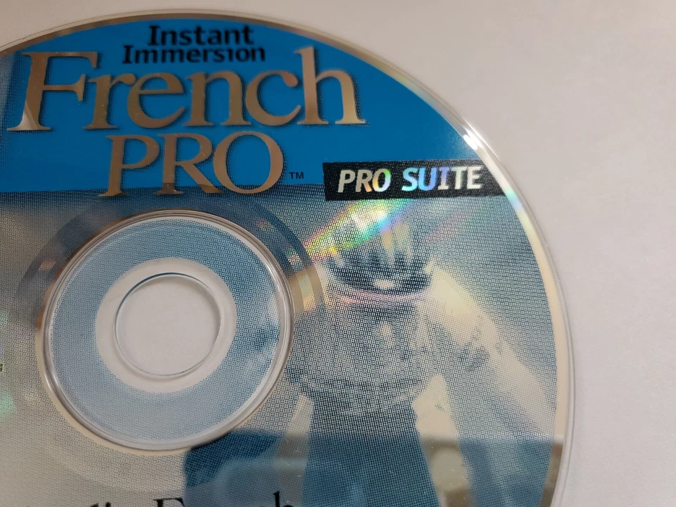 Disco CD Rom de audio de inmersión instantánea francés Pro Suite 7 SOLO 2002 Foto 3 de 4