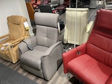 Himolla Relaxsessel Stoff Grau SUPER ZUSTAND ,NP 3580 € Weitere Bilder Verfügbar