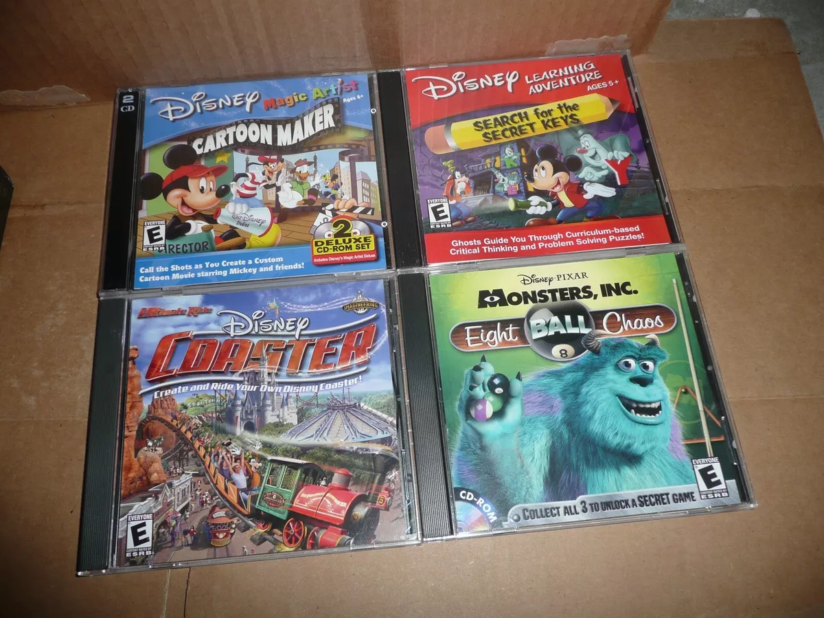 Disney Classic Action Collection of 3 PC Computer Video Games; CD ROM