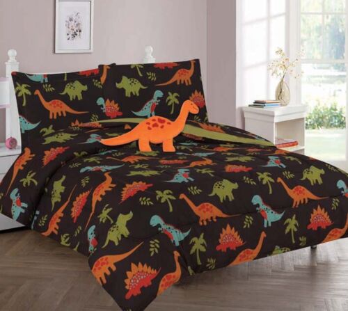 6PC BEDROOM KIDS BED IN A BAG COMFORTER + SHEET COMPLETE BEDDING SET TWIN SIZE - Picture 10 of 36