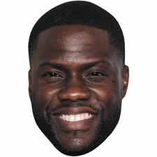 Kevin Hart Beard Celebrity Mask, Flat Card Face