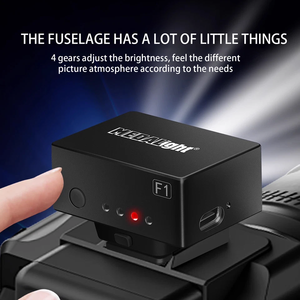 Medalight F1 Mini On-Camera Flash Light Speedlite For Ricoh GR3 Canon Nikon Sony - Image 2 of 4