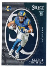 2023 Panini Select PUKA NACUA 'SELECT CERTIFIED' RC! RAMS