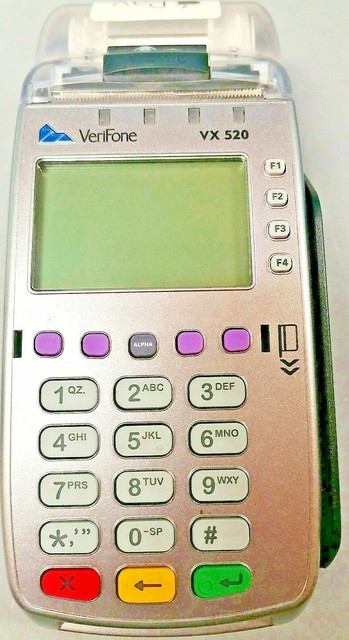 Verifone VX 520 VX520 Credit Card Machine Ethernet Chip Reader For Sale 