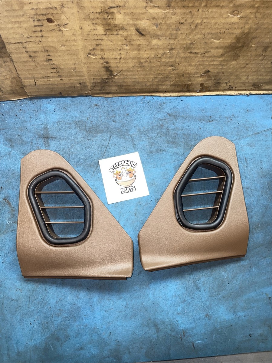 90-96 Nissan 300zx Z32 OEM Dash Vent Trim Set LH RH Tan Interior