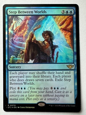 MTG Step Between Worlds Outlaws of Thunder Junction 0070 Foil Rare | eBay
