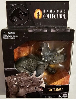 HAMMOND COLLECTION JURASSIC WORLD TRICERATOPS DINOSAUR FIGURE FAST SHIPPING 