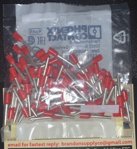 NEW Phoenix Contact 3200674 AI 1 - 12 RD 1 Pack Of 100 Connectors - Picture 2 of 3