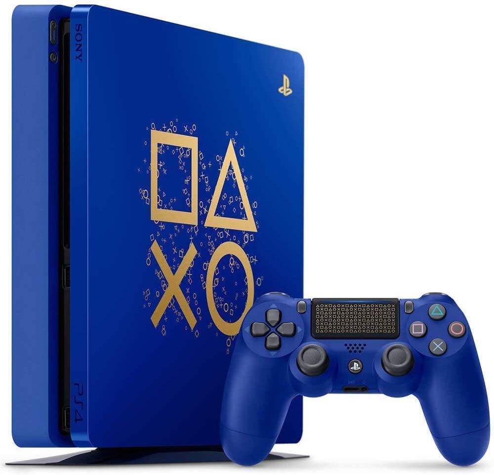 Sony PlayStation 4 SLIM 1TB Console - Days of Play Blue System 