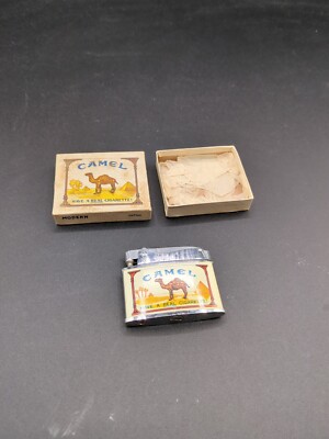 Vintage Modern Camel Lighter Made In Japan. With Box | eBay
