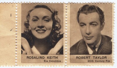 ER4943 - Movie Advertising 1st Series 1938: R. Taylor and Rosalind Keith