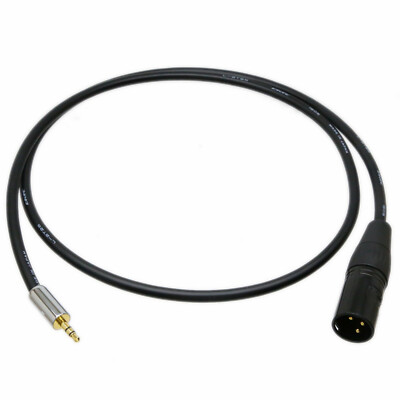 DIY Balanced Leads Canare L-2T2S 3.5mm-M 1/8'' stereo TRS to XLR-M 3Pin Audio MIC
