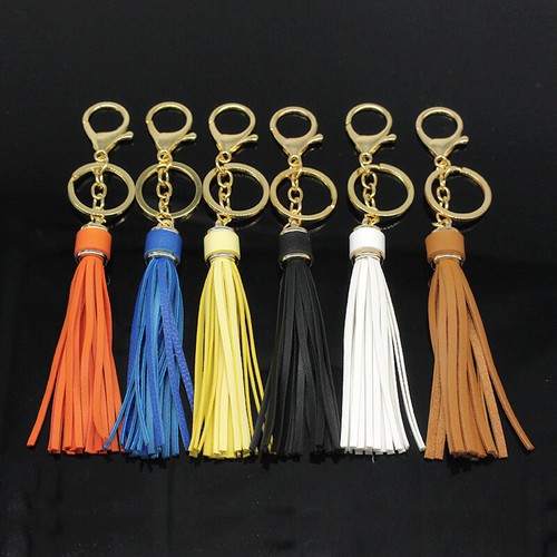 Charm PU Leather Tassel Key Chain Handbag Bag Purse Accessories Pendant Keyring✔ - Picture 4 of 49