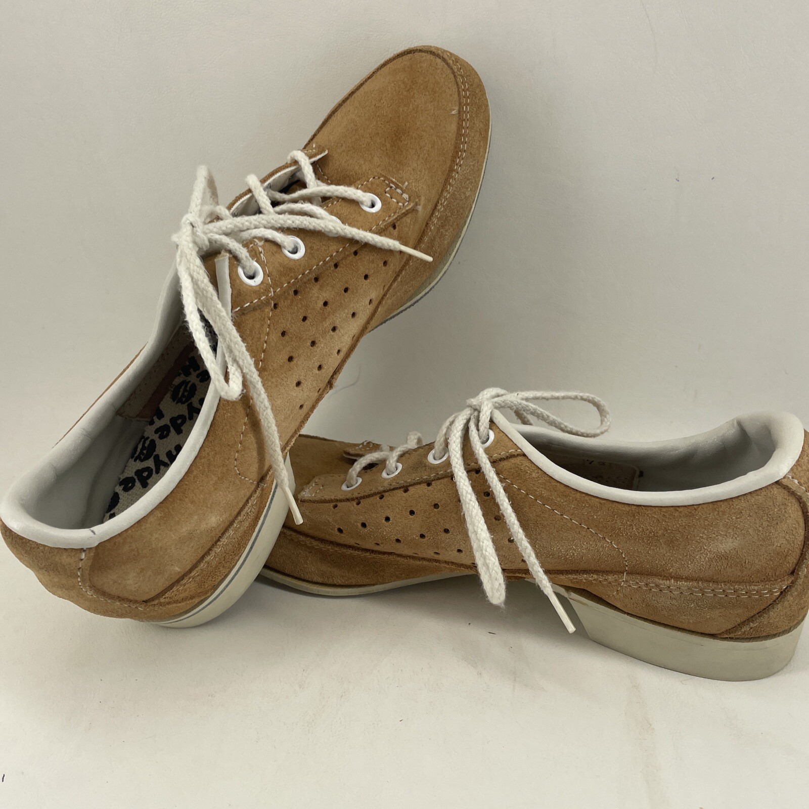 Vintage HYDE Suede Leather Lace Up Bowling Shoes Size 7.5 right handed