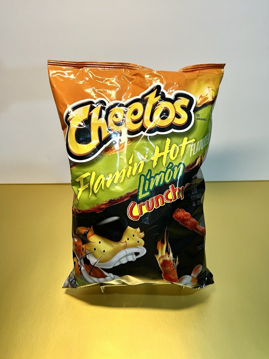 New Limited Cheetos Flamin Hot Limón Lime Cheese Cheddar Crunchy 