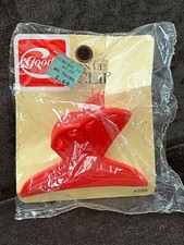 Vintage Retro 1986 GOODY Pin Up Clip Hair Butterfly Clamp Fashion Red 599 NEW