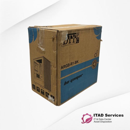 DIYPC ARGB-R1-BK Micro ATX Gaming Computer Case - Afbeelding 2 van 6