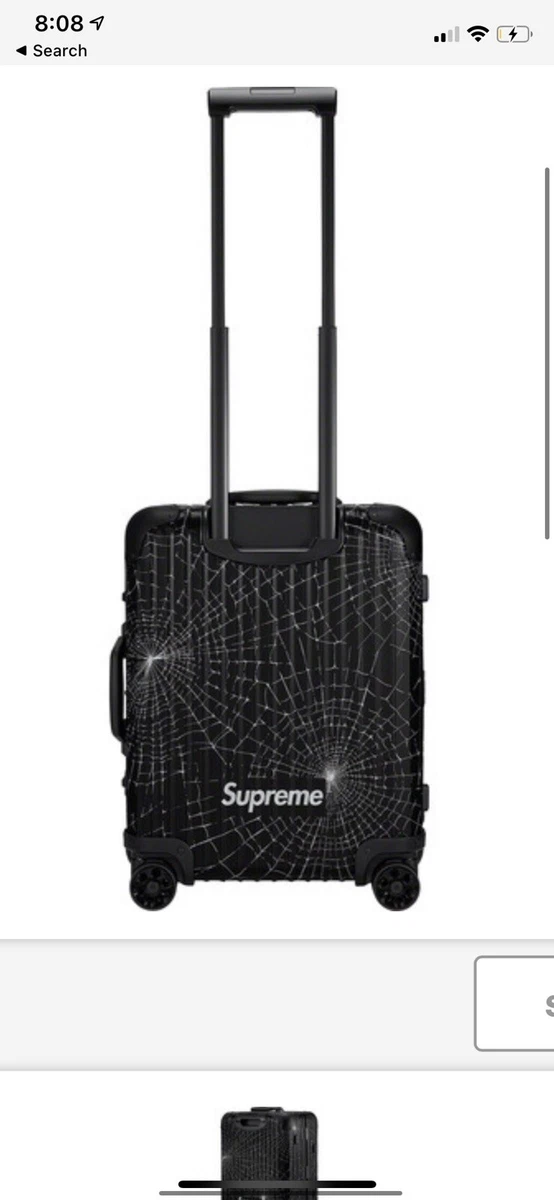 Louis Vuitton x Supremer x Rimowa Luggage in Black