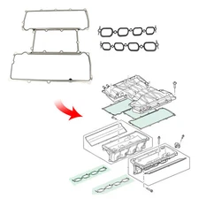 3Pcs Intake Manifold Gaskets for 2010-2018 LAND ROVER Range Rover Sport 5.0L US