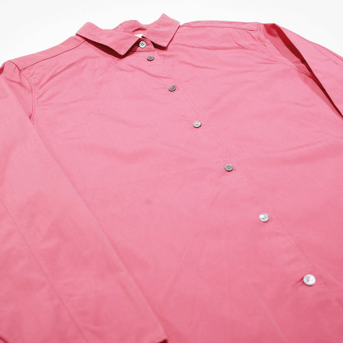 MAX MARA S Collezione Camicia Tinta Unita Rosa Manica Lunga Donna S - Foto 8 di 8
