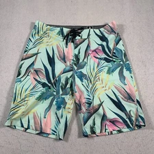 Hurley Board Shorts Mens 30 Green Floral JJF Phantom