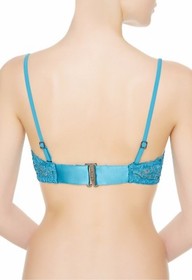 La Perla Black Label EDENIC Turchesa Blue Carioca Balconette Bra 34B & Brief S