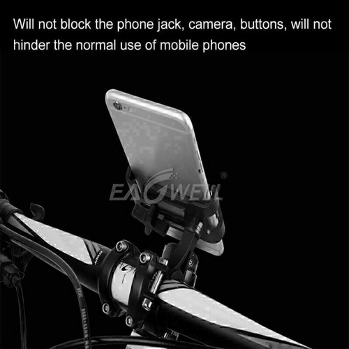Universal 360° Alloy Bike Bicycle Handlebar Mount Holder For iPhone 12 11 Pro XS - Picture 22 of 22