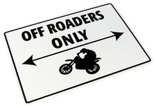 NUR OFF ROADERS - NEUHEIT MOTOCROSS MX OFF ROAD PARKSCHILD ALUMINIUM