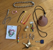 Set Of Charms Keychains Necklaces Bag Decoration