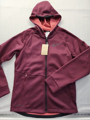 New Mens Sz Small Nike Pro Therma Fit Sphere Full Zip Fleece Hoodie Jacket $125
