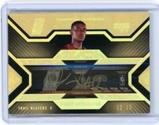 2007/08 UD Black Gold Ticket Autograph #TA-LA LaMarcus Aldridge #12/15
