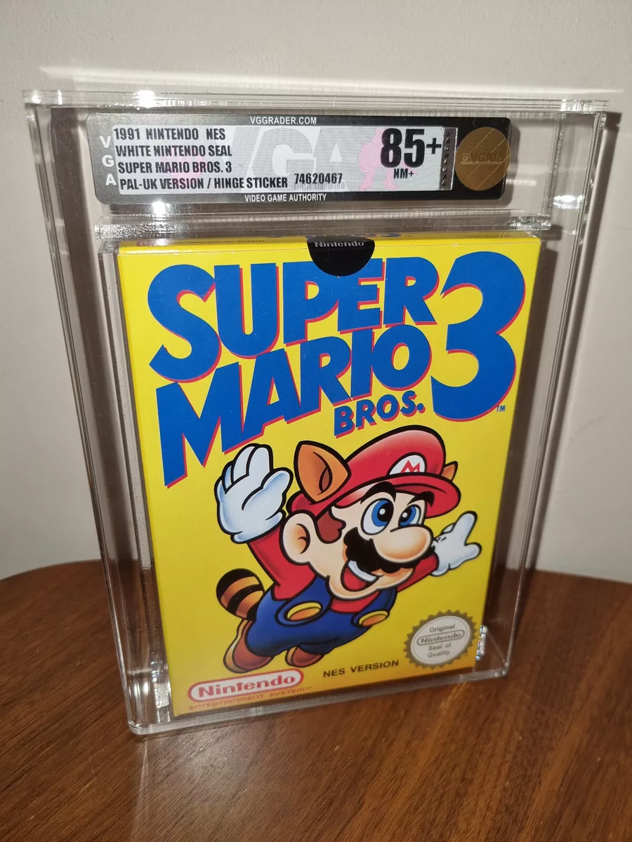 koks kradse Settle Super Mario Bros 3 VGA 85+ SEALED Nintendo Entertainment System NES PAL UK  SMB | eBay