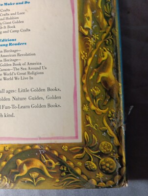 Vintage Golden Dictionary 1944 Giant Golden Book 1030 words more