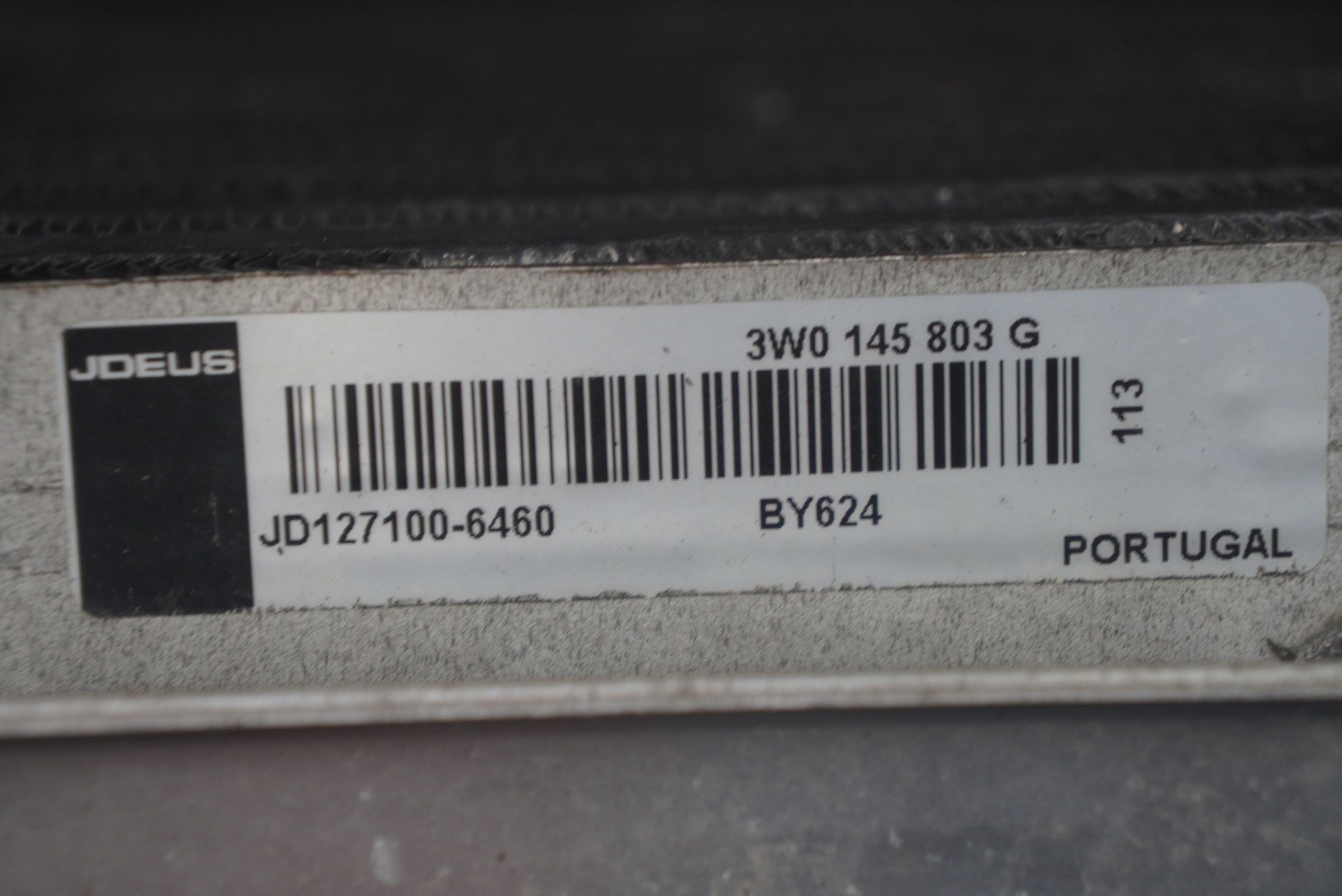 Left Intercooler Air Cooler 3W0145803G Bentley Continental GTC Speed 2016 *Note*