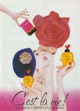 Advertising paper - advertising paper - C'est Beau La Vie by Christian Lacroix